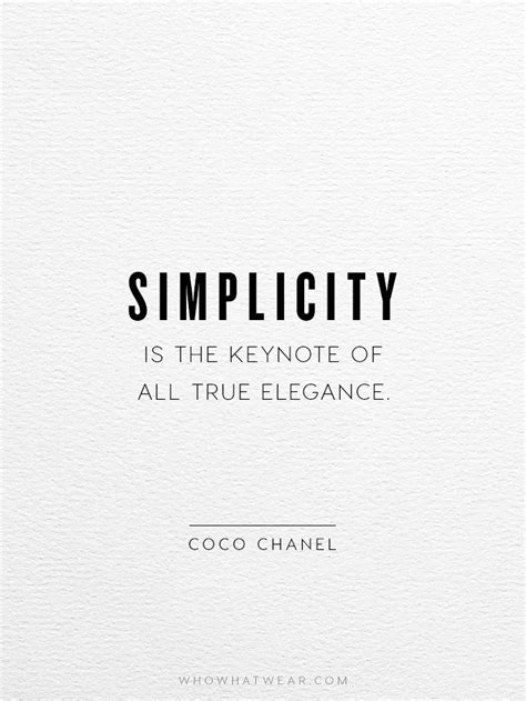 simplicity elegance coco chanel|Coco Chanel love quotes.